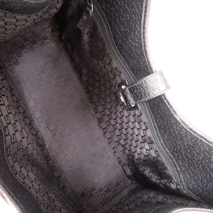 Gucci Jackie Cotton Canvas Black Shoulder — view 7