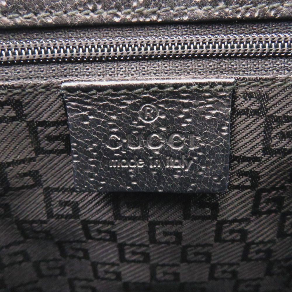 Gucci Jackie Cotton Canvas Black Shoulder — view 9
