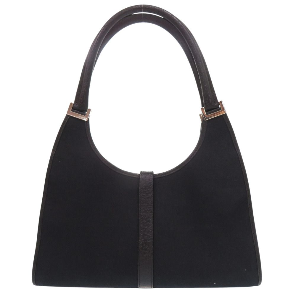 Gucci Jackie Cotton Canvas Black Shoulder — view 2