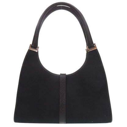 Gucci Jackie Cotton Canvas Black Shoulder — view 2