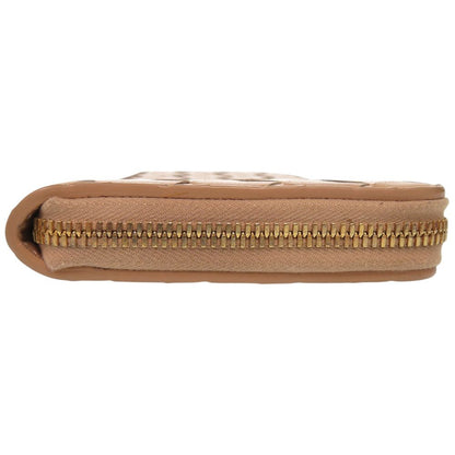 Bottega Veneta Zip Around Maxi Intrecciato Leather Beige Wallet — view 4