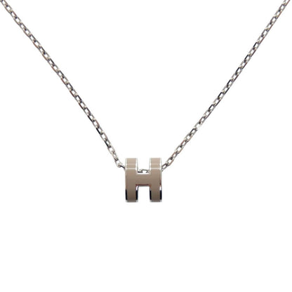 Hermes Mini Pop ST 02 63 Metal Gray Necklace — view 2