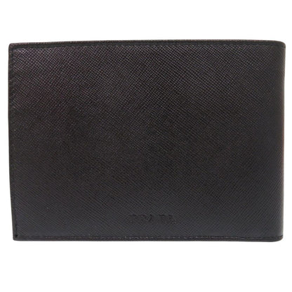 Prada Saffiano Leather Black Bifold Wallet