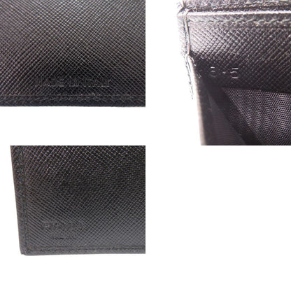 Prada Saffiano Leather Black Bifold Wallet — view 6