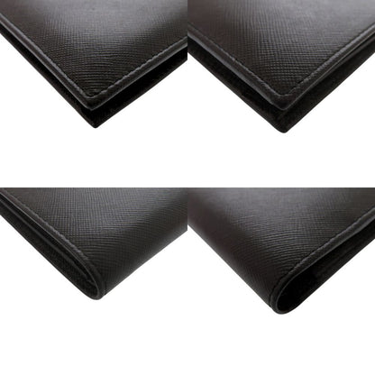Prada Saffiano Leather Black Bifold Wallet — view 3