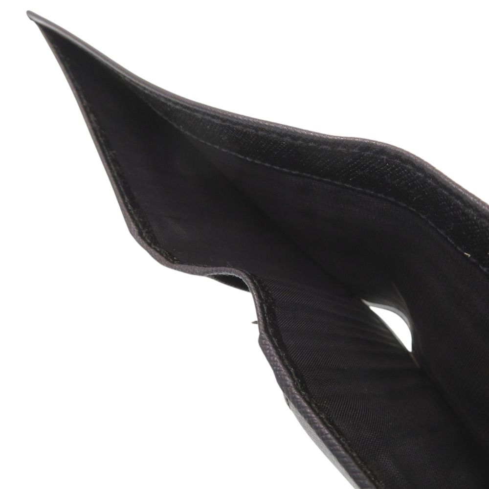 Prada Saffiano Leather Black Bifold Wallet — view 5
