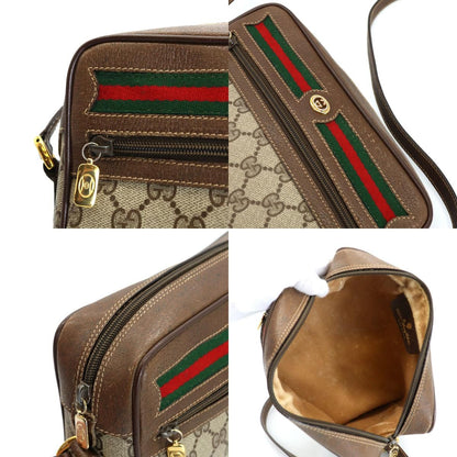 Gucci Shoulder Bag GG Supreme Sherry Leather Vintage — view 9