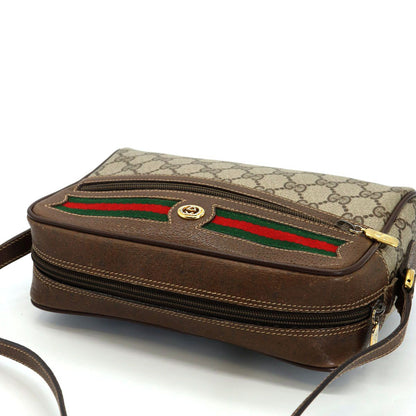 Gucci Shoulder Bag GG Supreme Sherry Leather Vintage — view 6