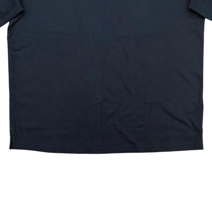 Hermes Short Sleeve T-Shirt Metal Ri Carre L Cotton Mini Patch Marine Navy — view 4