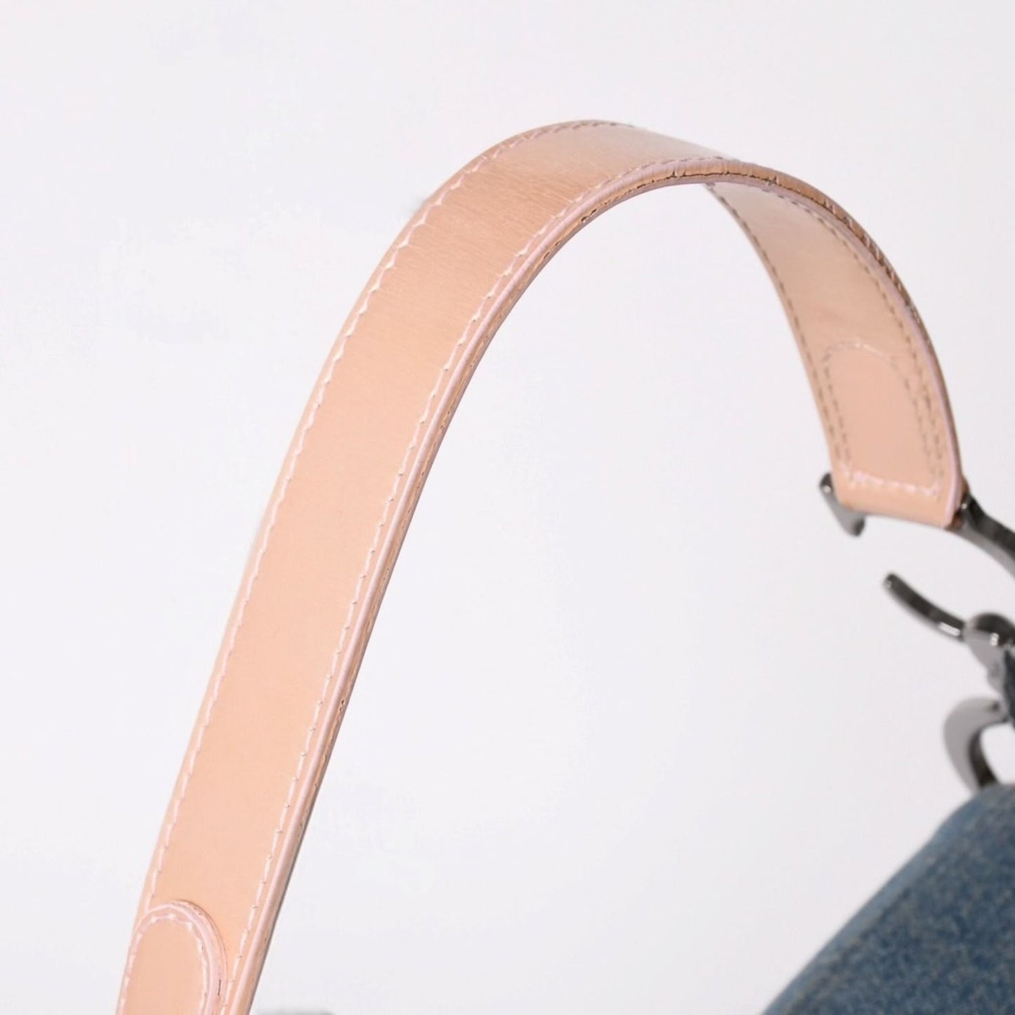 Dior Saddle Bag Galliano Era Denim Pink — view 5