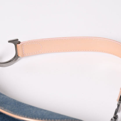 Dior Saddle Bag Galliano Era Denim Pink — view 7