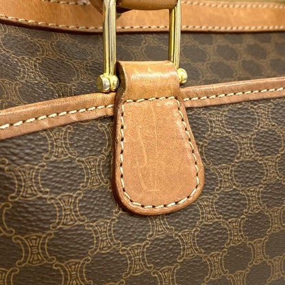 Celine Handbag Macadam Brown Gold — view 8