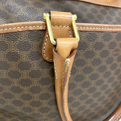 Celine Handbag Macadam Brown Gold — view 7