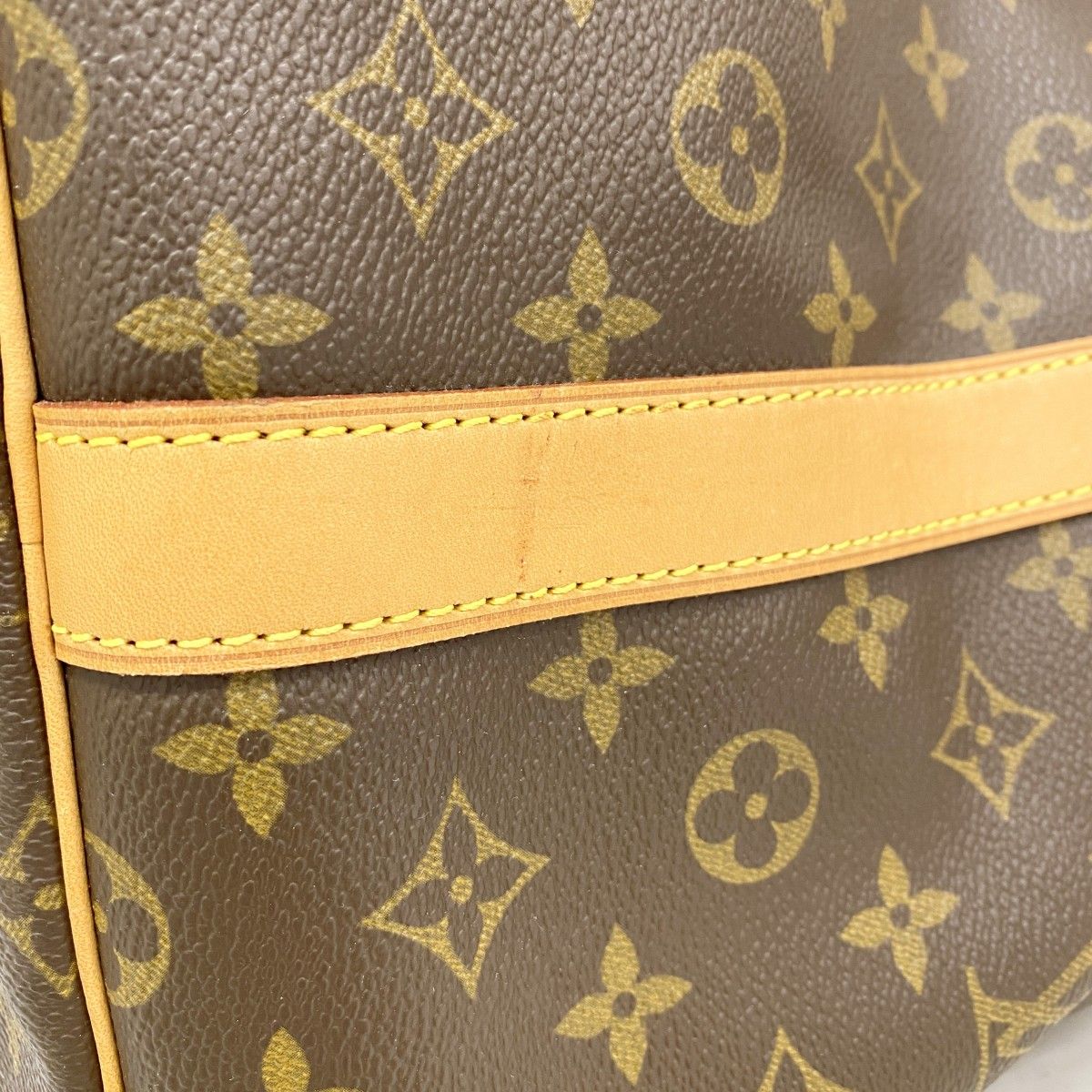 Louis Vuitton Boston Bag Monogram Keepall Bandouliere 55 Brown — view 9