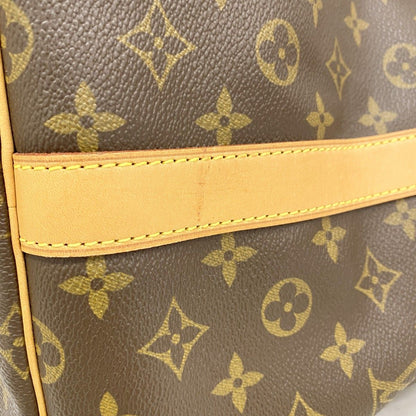 Louis Vuitton Boston Bag Monogram Keepall Bandouliere 55 Brown — view 9