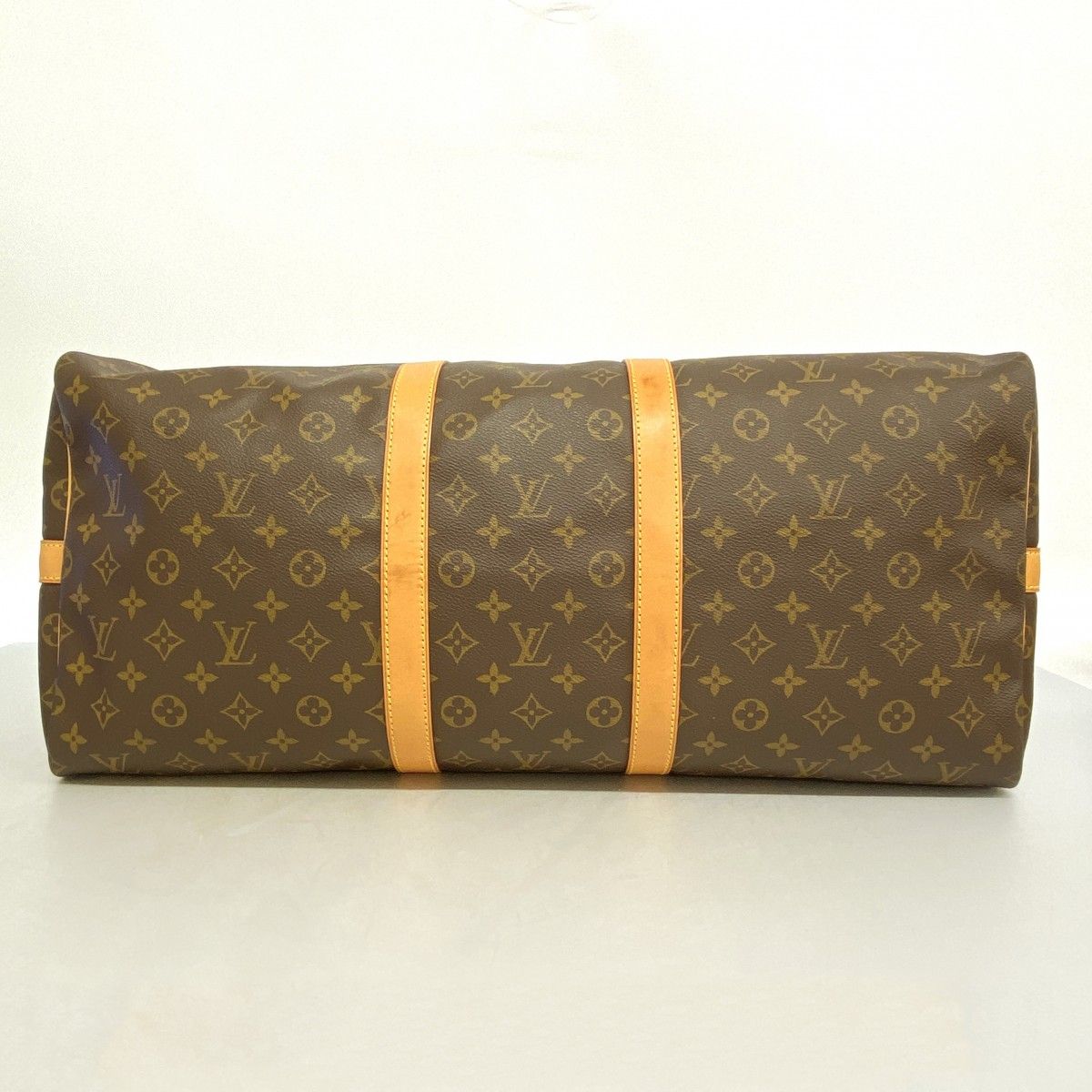 Louis Vuitton Boston Bag Monogram Keepall Bandouliere 55 Brown — view 3