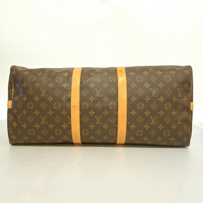 Louis Vuitton Boston Bag Monogram Keepall Bandouliere 55 Brown — view 3