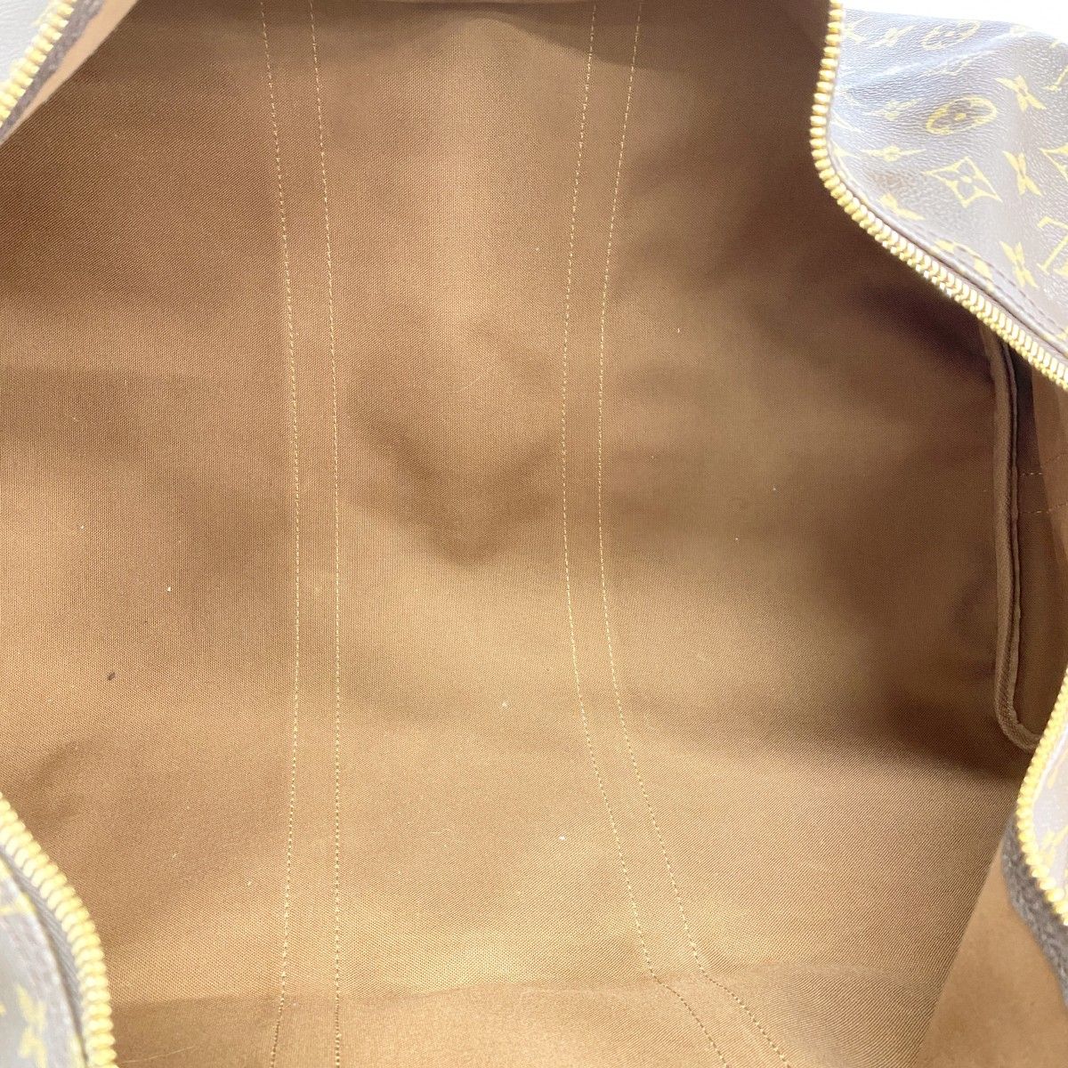 Louis Vuitton Boston Bag Monogram Keepall Bandouliere 55 Brown — view 4