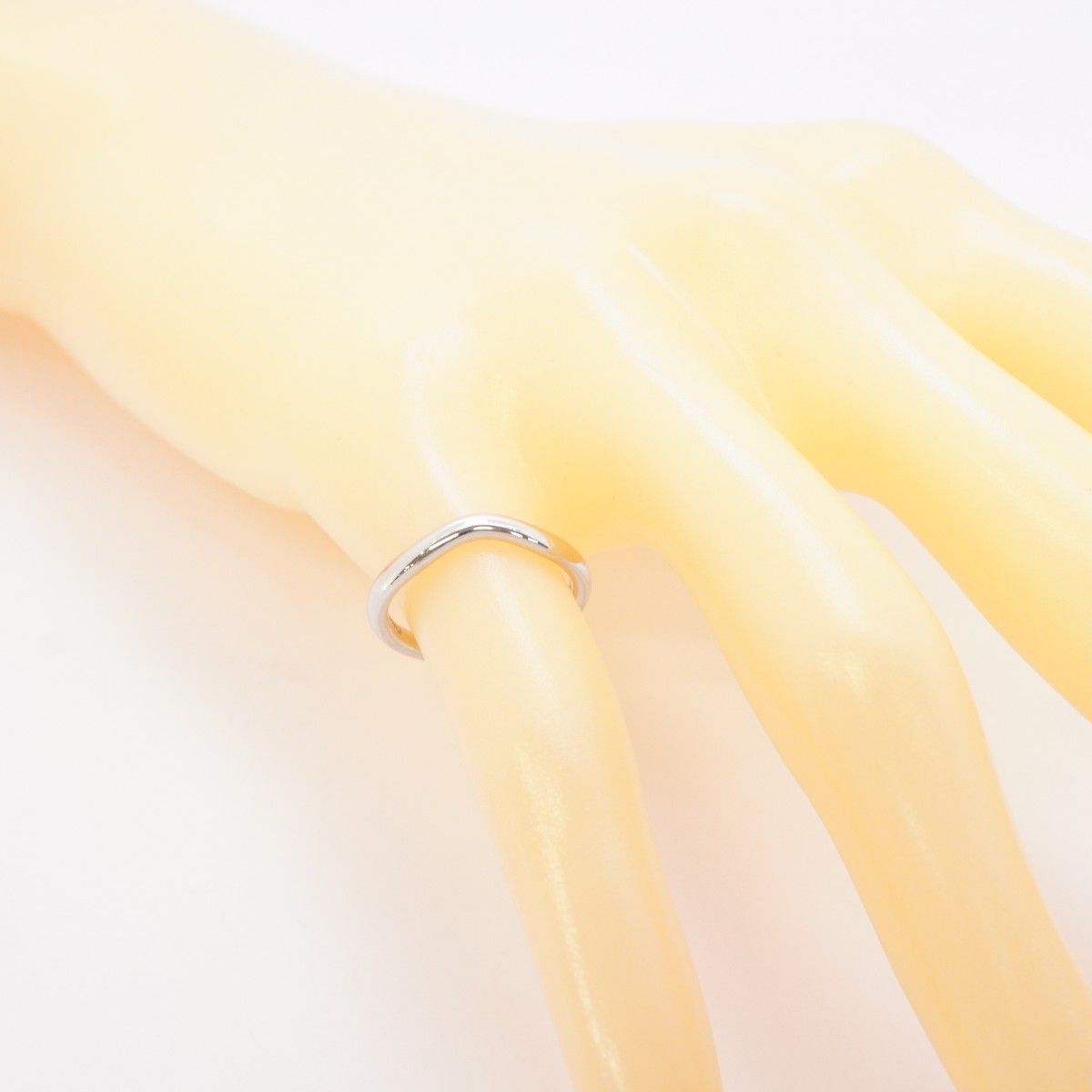 Tiffany & Co Ring T Cube Band Platinum — view 7