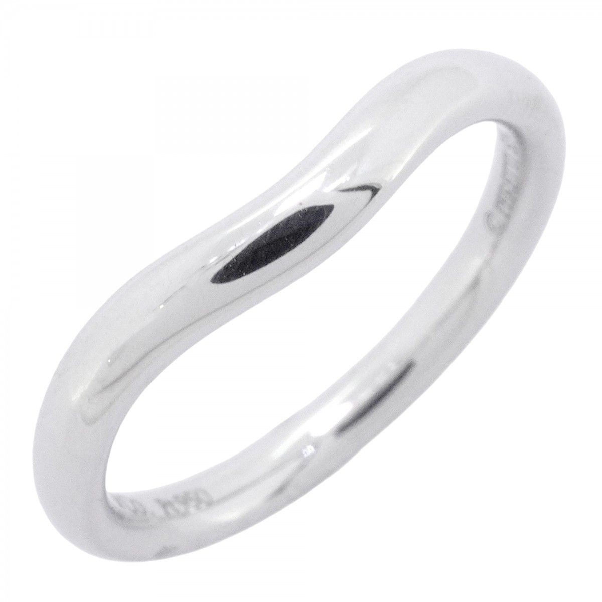 Tiffany & Co Ring T Cube Band Platinum