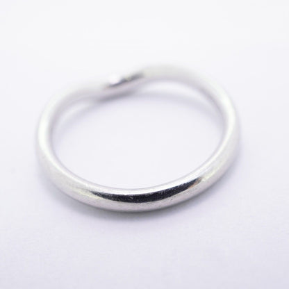 Tiffany & Co Ring T Cube Band Platinum Diamond — view 9