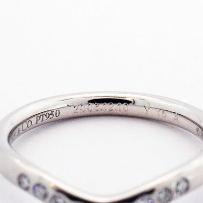 Tiffany & Co Ring T Cube Band Platinum Diamond — view 6