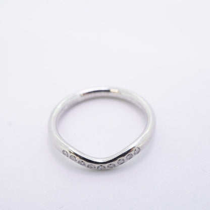 Tiffany & Co Ring T Cube Band Platinum Diamond — view 3