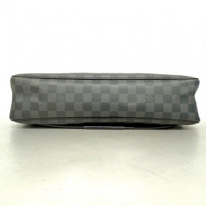 Louis Vuitton Shoulder Bag Damier Graphite Daniel GM Black — view 3