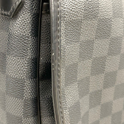 Louis Vuitton Shoulder Bag Damier Graphite Daniel GM Black — view 8