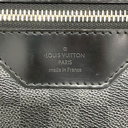 Louis Vuitton Shoulder Bag Damier Graphite Daniel GM Black — view 5