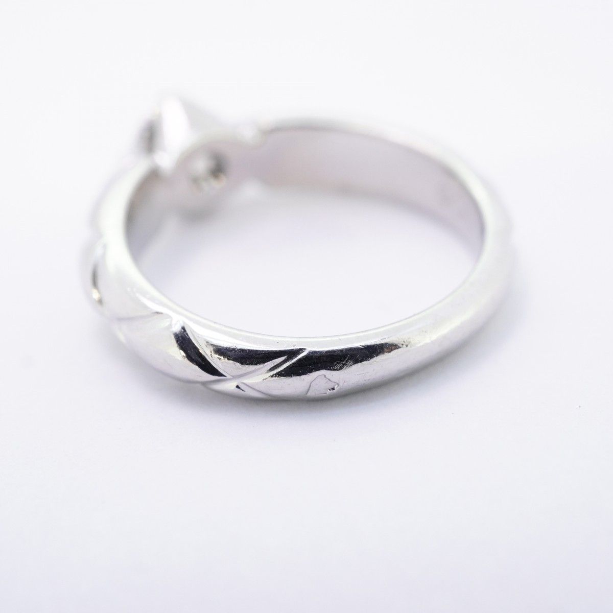 Chanel Ring Quilted Platinum Diamond — view 6