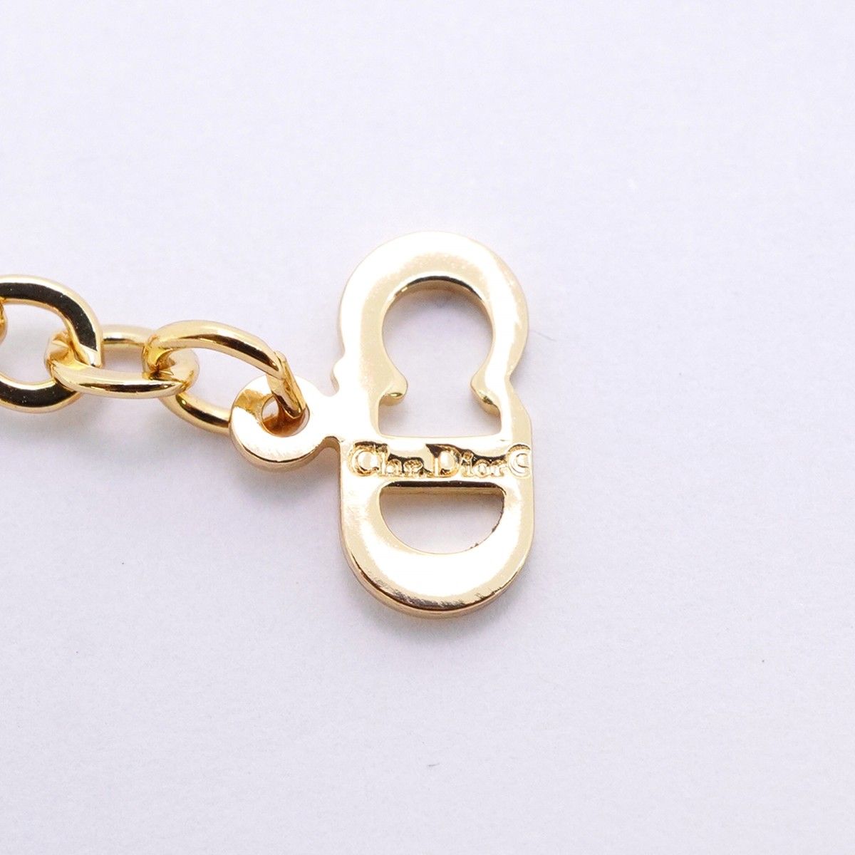 Dior Necklace CD Logo Gold Plated — view 5