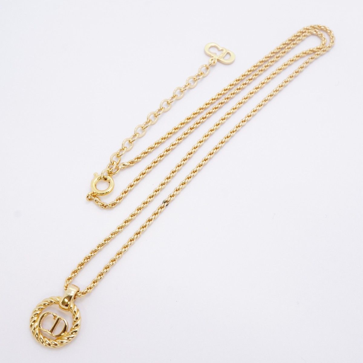 Dior Necklace CD Logo Gold Plated — view 3