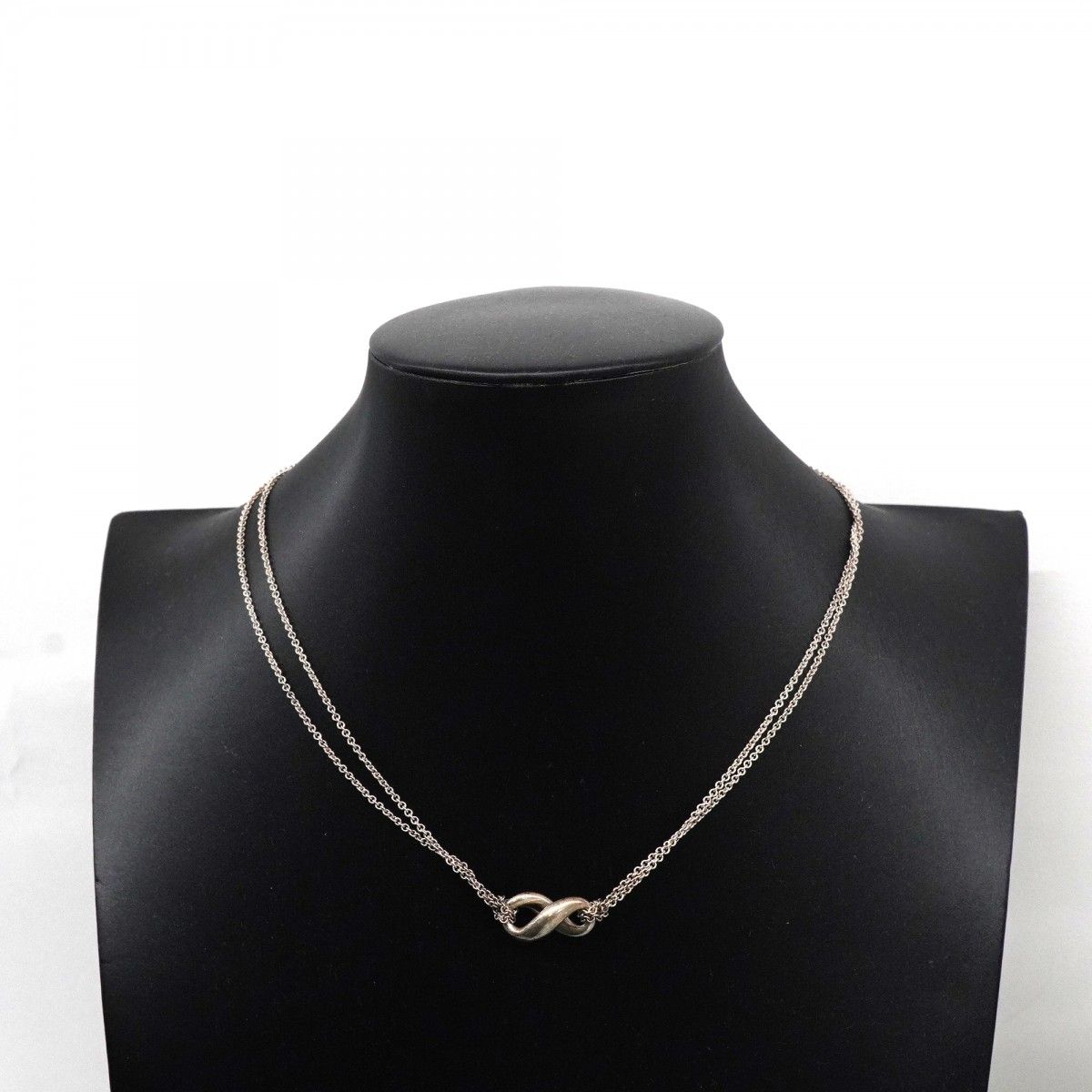 Tiffany & Co Necklace Infinity Double Chain Silver — view 6