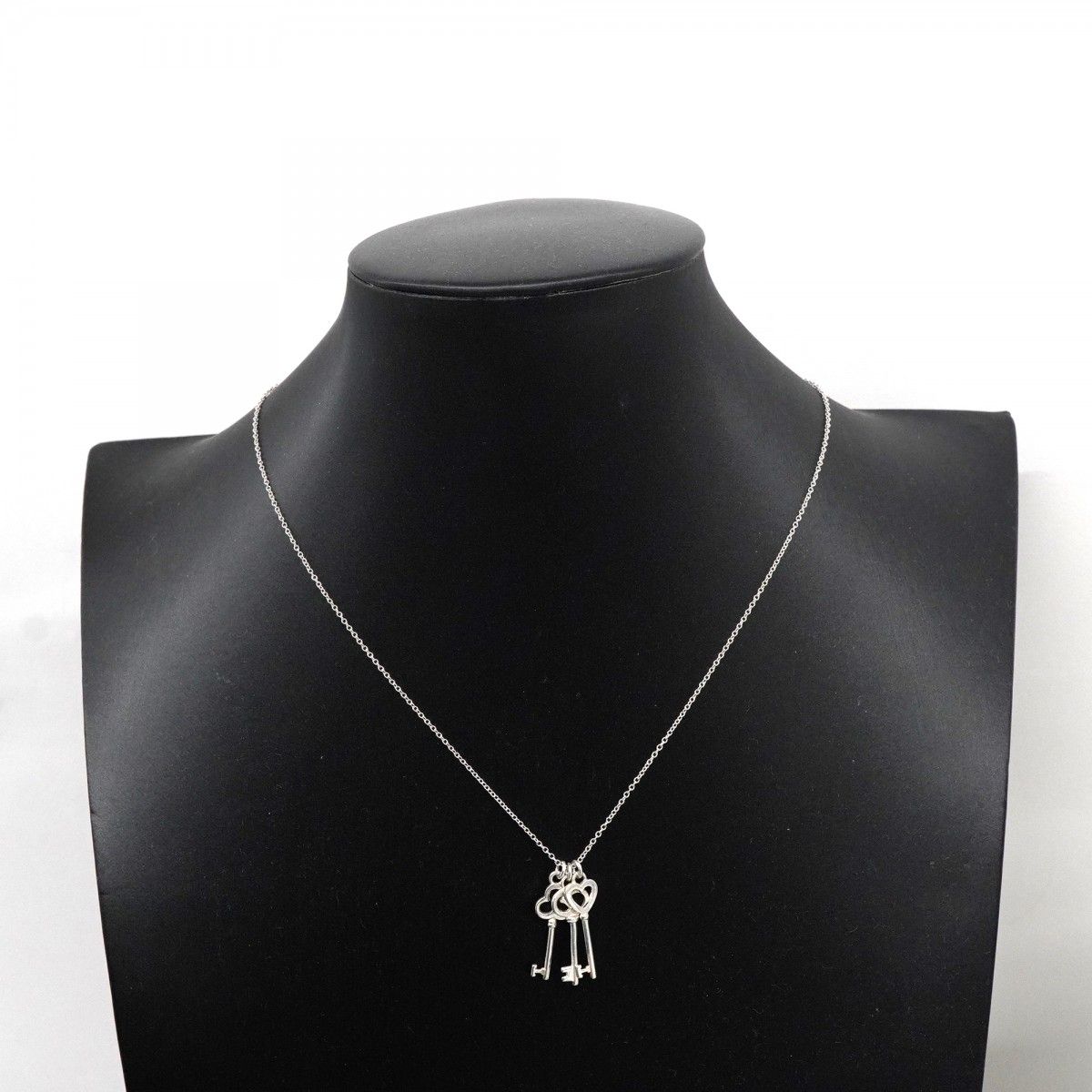 Tiffany & Co Necklace Triple Key Silver — view 6