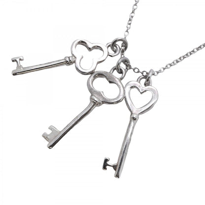 Tiffany & Co Necklace Triple Key Silver
