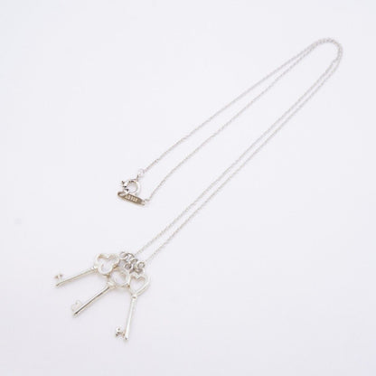 Tiffany & Co Necklace Triple Key Silver — view 3