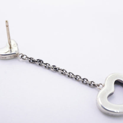 Tiffany & Co Earrings Heart Link Drop Silver — view 8