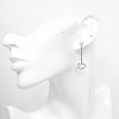 Tiffany & Co Earrings Heart Link Drop Silver — view 7