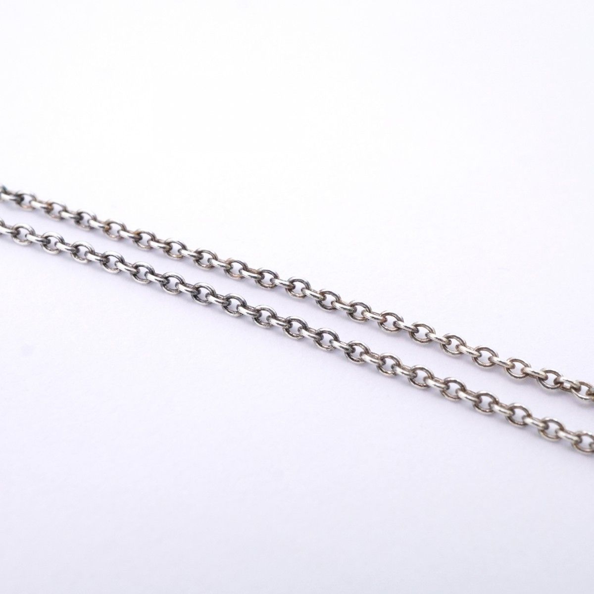 Tiffany & Co Necklace by the Yard 925 Sterling Silver Pink Saffiano — view 7
