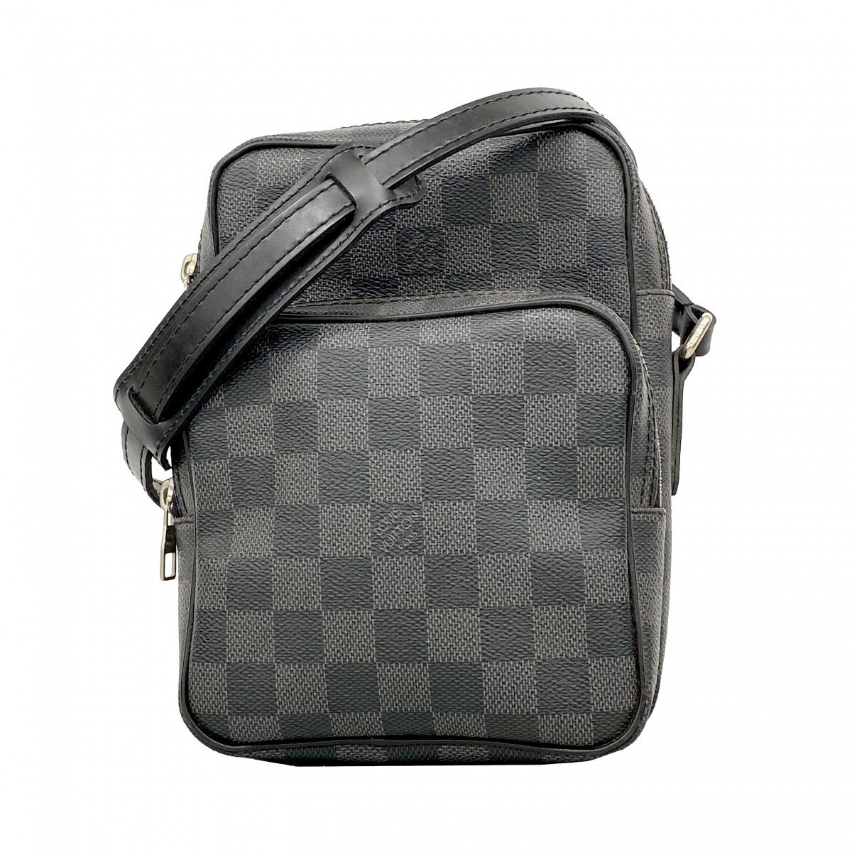 Louis Vuitton Shoulder Bag Damier Graphite Rem Black