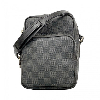 Louis Vuitton Shoulder Bag Damier Graphite Rem Black