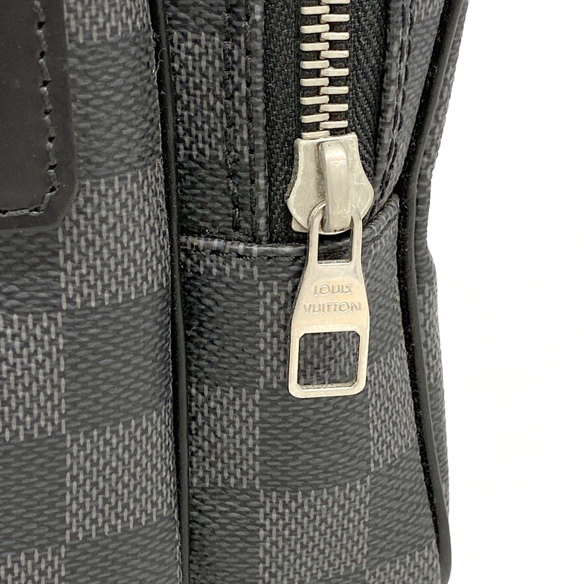 Louis Vuitton Shoulder Bag Damier Graphite Rem Black — view 7