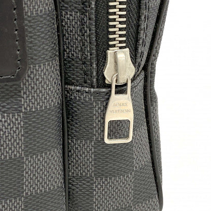 Louis Vuitton Shoulder Bag Damier Graphite Rem Black — view 7