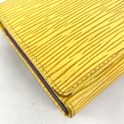 Louis Vuitton Wallet Epi Porte-Monnaie Viennois Tresor Tassili Yellow — view 6