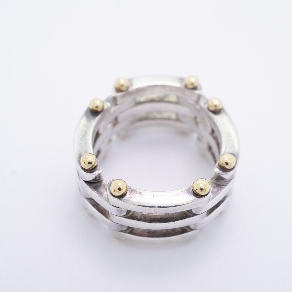 Tiffany & Co Ring Gate 18k Yellow Gold 925 Sterling Silver — view 9
