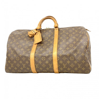 Louis Vuitton Boston Bag Monogram Keepall 50 Brown