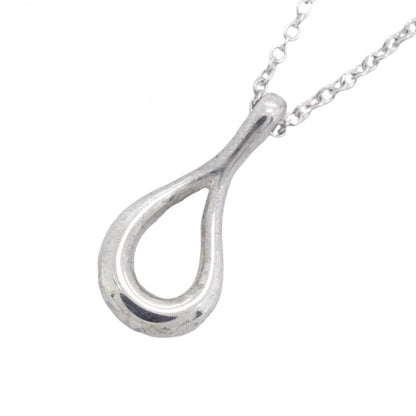 Tiffany & Co Necklace Open Teardrop Silver