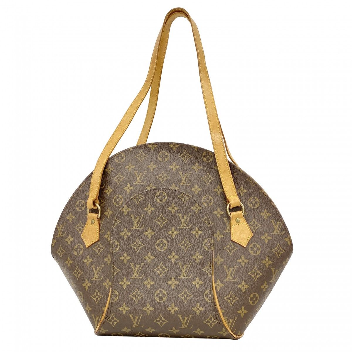 Louis Vuitton Shoulder Bag Monogram Ellipse Shopping Brown