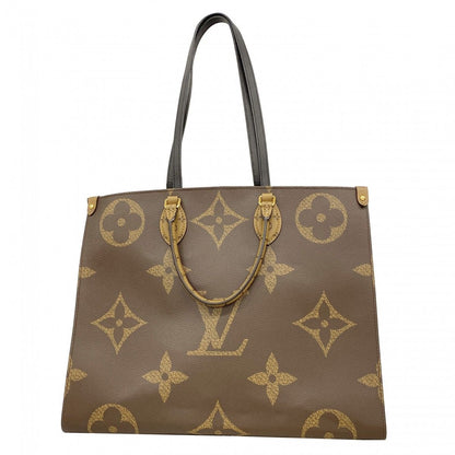 Louis Vuitton Tote Monogram Giant Reverse On The Go GM Brown 2-Way
